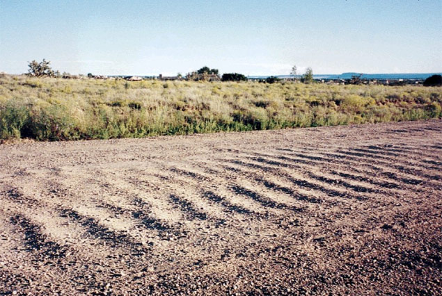 Corrugated road