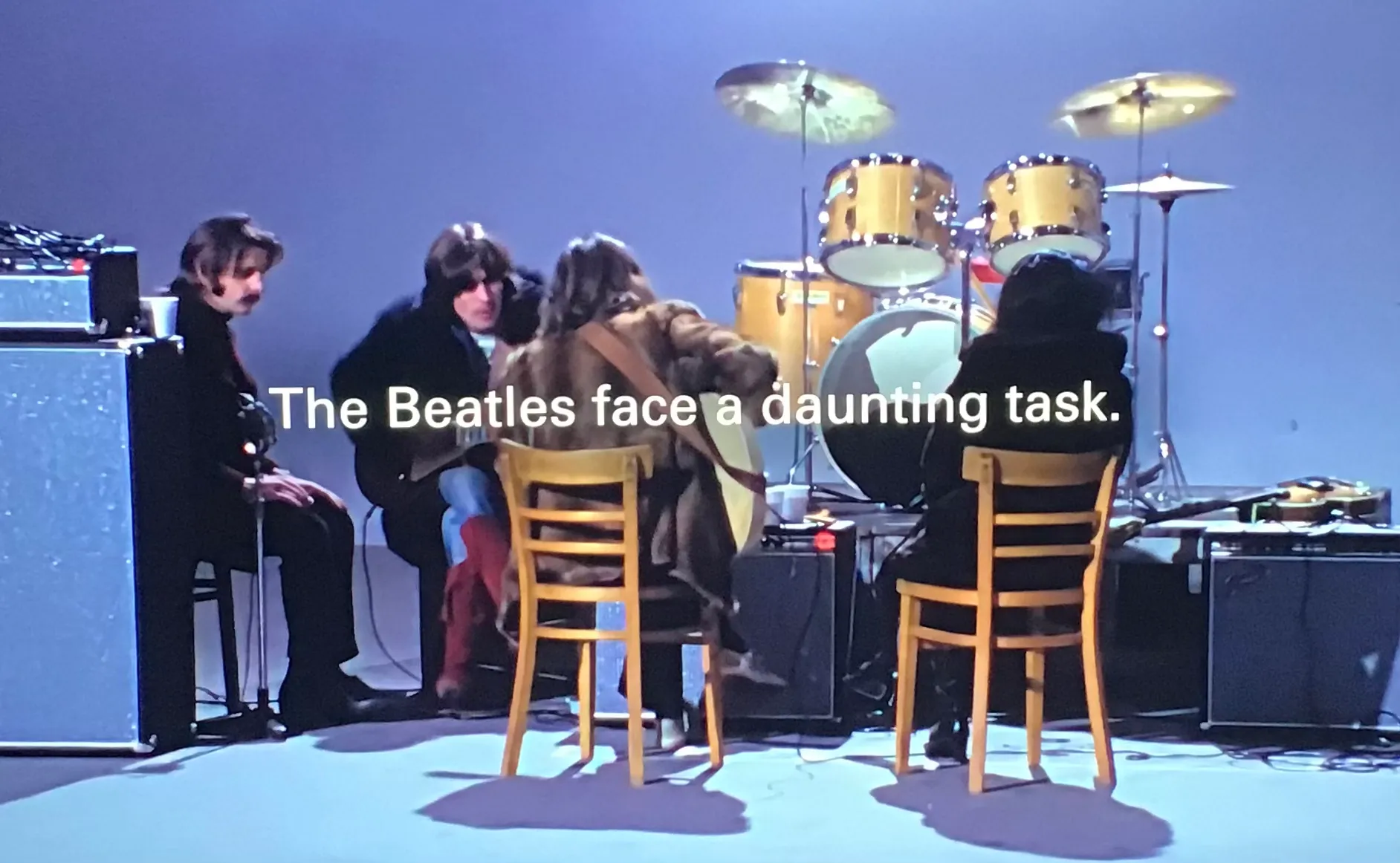 The Beatles face a daunting task